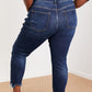 Judy Blue Beatrice Full Size Destroyed Hem Slim Fit Jeans