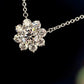 1 Carat Moissanite Floral Pendant Necklace