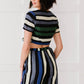 Dress Day So Divine Striped Crop Top and Pants Set